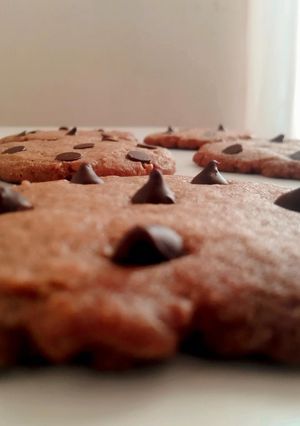 Una foto de Cookies con chips de chocolate y/o rocklets