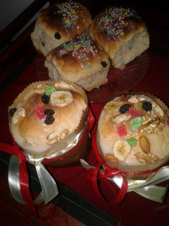 Una foto de Pan dulce rico y esponjoso.😋🎄🌟