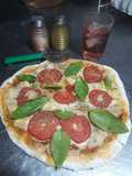 Pizza napoletana, hecha con biga...!! 🇦🇷🇮🇹🍕🧀