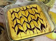Una foto de brownie de limon