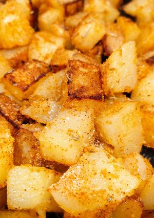 Foto di Patate sabbiate alla paprika in padella