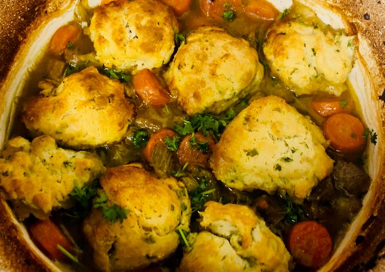 Lamb Casserole with Dumplings