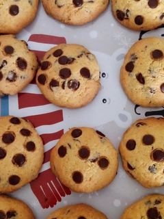 Une photo de Cookies aux pépites de chocolat