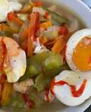 Quick chicken pho