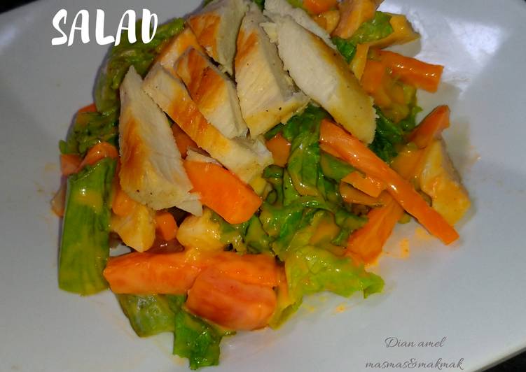 Cara Termudah Menyiapkan Chicken Salad, Salad Sayur dan Ayam Super Lezat
