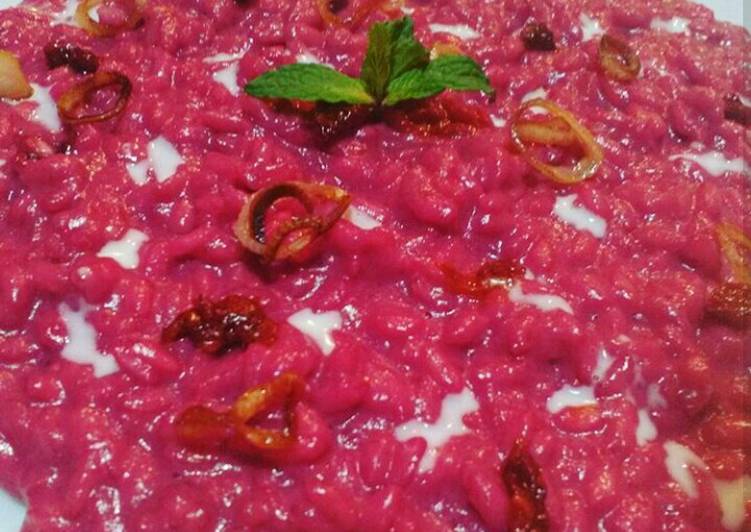 Risotto alla barbabietola #ciaksicucina #nataleconciak #cookpad