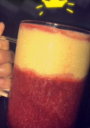 صورة لوصفة عصير عوار قلب 😌💜
