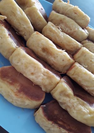 Foto resep Pukis ubi jalar keju