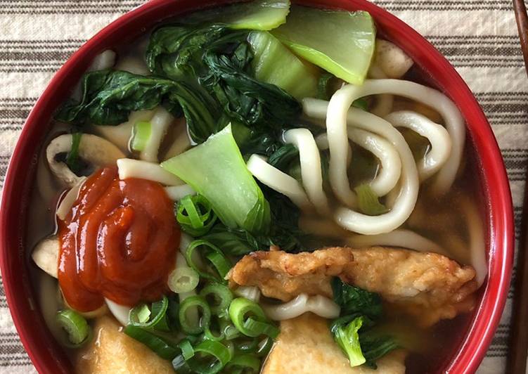 Resep Udon baso ikan Mudah