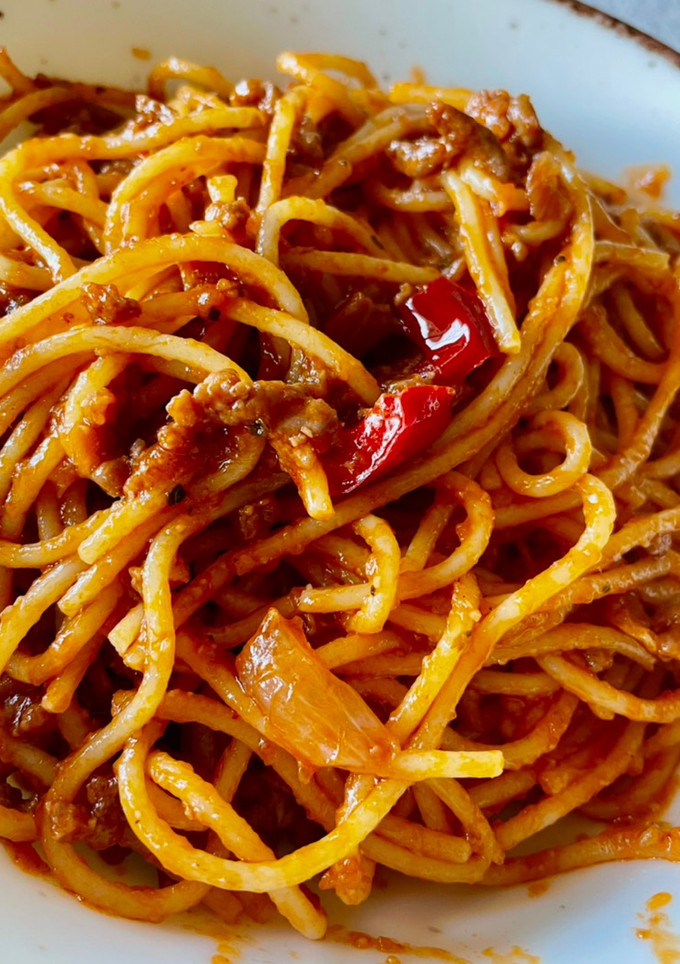 Una foto de Spaghetti boloñesa a mi manera🍝