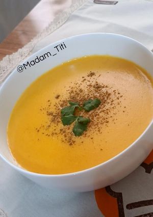 عکسی از دستور سوپ سیب زمینی 🥔🥣