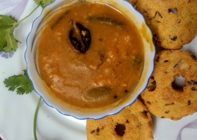 Air Fryer Left Over Upma Medu Vadas
