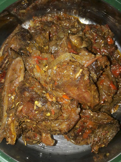 Namar kaza mai barkono ainihin hoton girkin