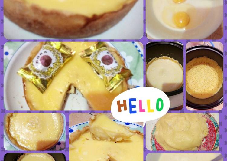 Pie susu rice cooker ala anak kos