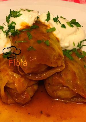 عکسی از دستور دلمه کلم برگ