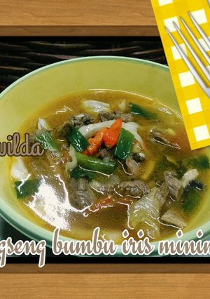 Foto resep Tongseng Sapi Bumbu Iris Minimalis (no santan)