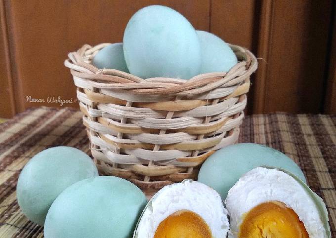Cara membuat telur asin masir berminyak