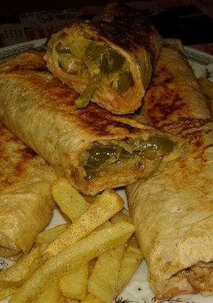 A picture of Syrian Chicken Shawarma Sandwiches.