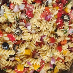 Easy Pasta Salad A picture of Easy Pasta Salad.