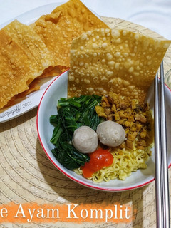 Foto resep Mie Ayam Komplit
