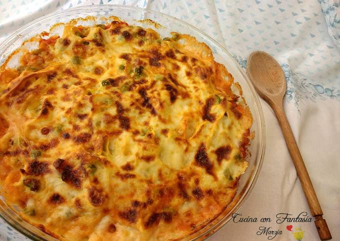 Recipe Of Perfect Timballo Di Tagliatelle Con Piselli E Pancetta Pizzatonda