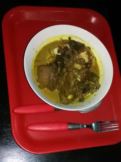A picture of Nsala soup.