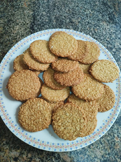 Una foto de Galletas de avena sin manteca