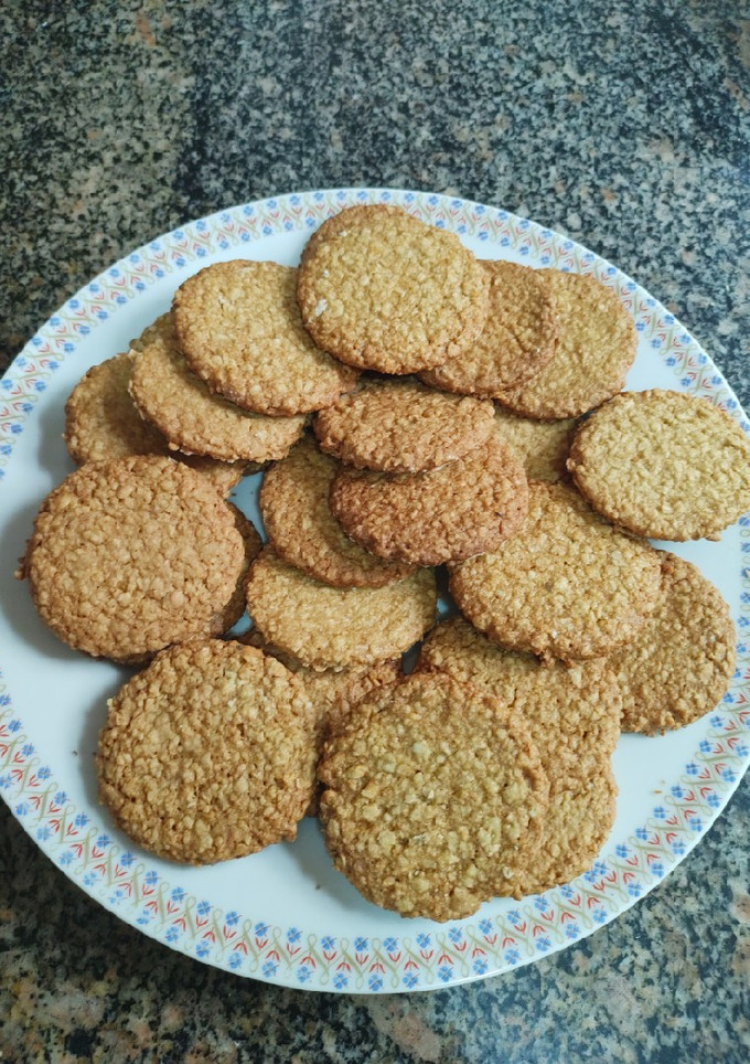 Una foto de Galletas de avena sin manteca