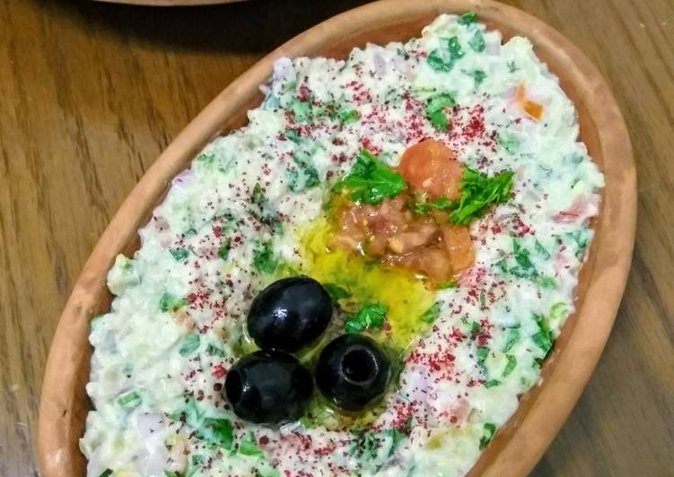 Arabic salad tabbouleh..