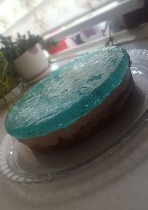 عکسی از دستور چیز کیک شکلاتی