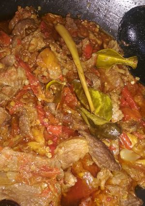 Foto resep Daging Sapi Kuah Balado