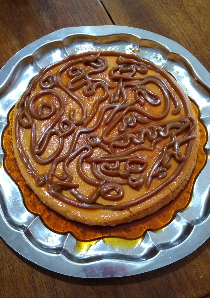 Una foto de Flan de huevo casero