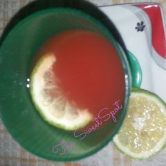 A picture of Water melon juice# author Marathon contest #.