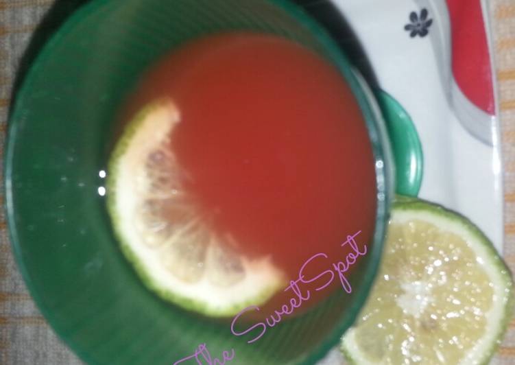 Easiest Way to Prepare Super Quick Homemade Water melon juice# author Marathon contest #