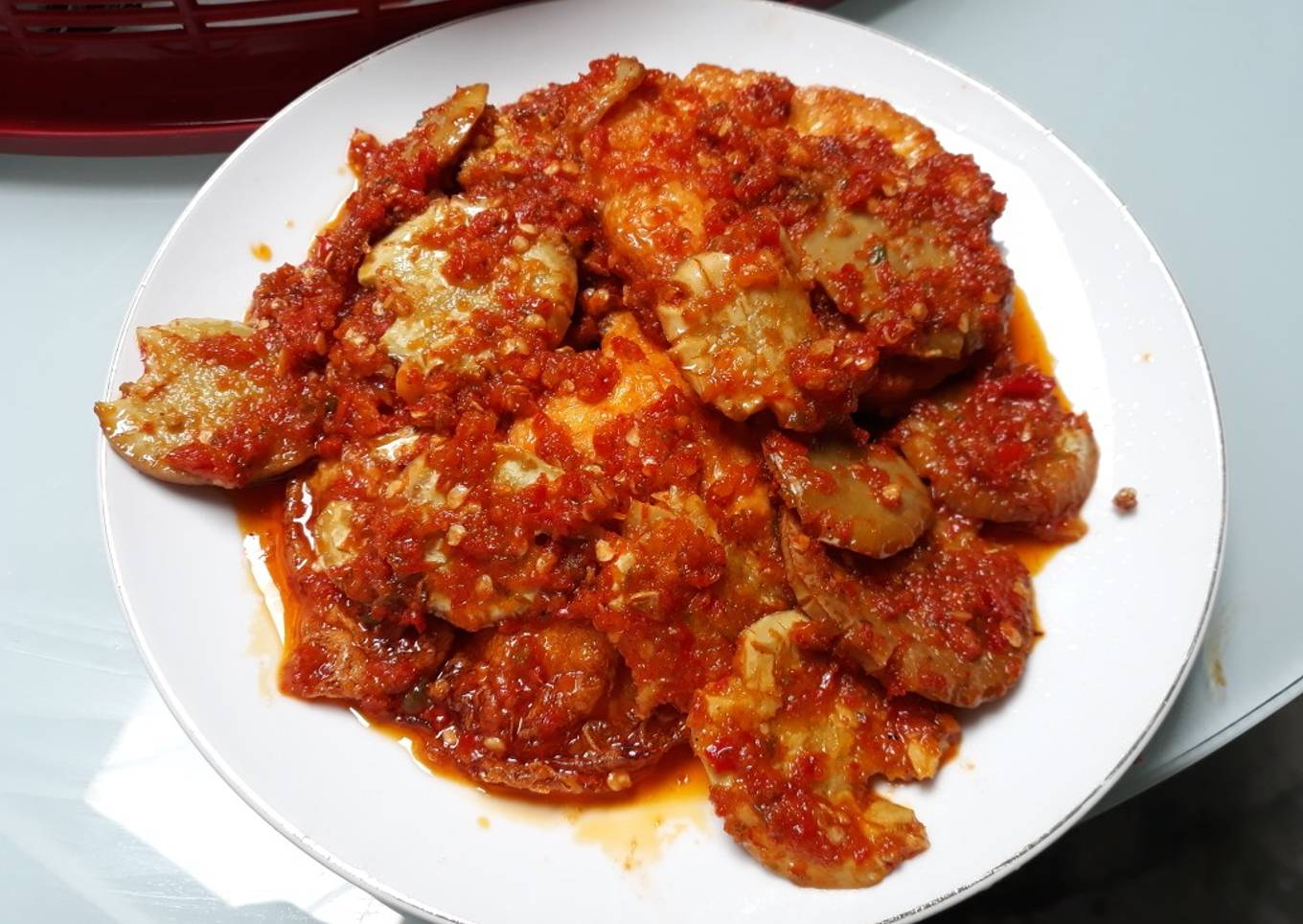 Balado jengkol telur ayam ala mimi Shidqya