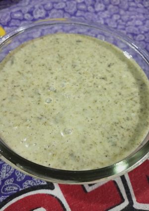 A picture of Bathua raita.