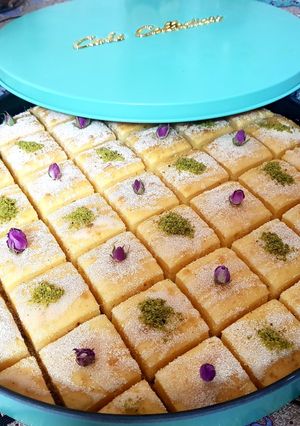صورة لوصفة كيكة الرمل