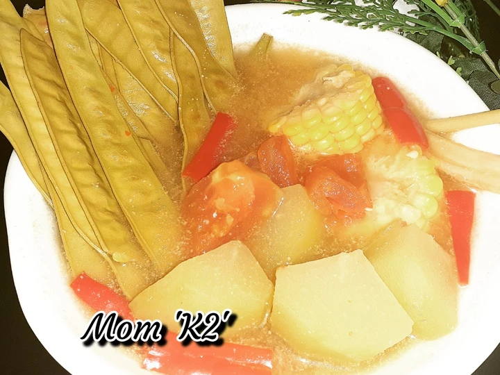 Langkah Mudah untuk Menyiapkan Resep SAYUR ASAM LAMTORO MOM &amp;#39;K2&amp;#39; yang Lezat Sekali Anti Ribet, Bisa Manjain Lidah