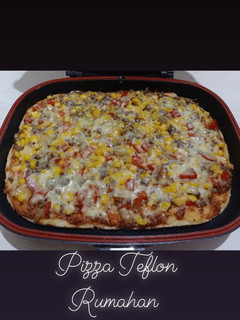 Foto resep Pizza Teflon Rumahan Anti gagal