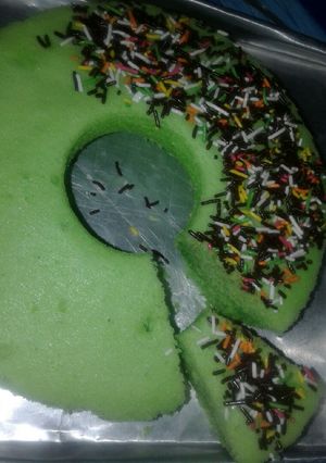 Foto resep Bolu kukus pandan lembut simple (takaran sendok)