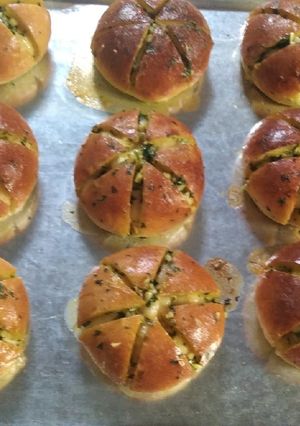 Foto resep Korean garlic cheese bread