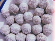 Una foto de trufas con avena