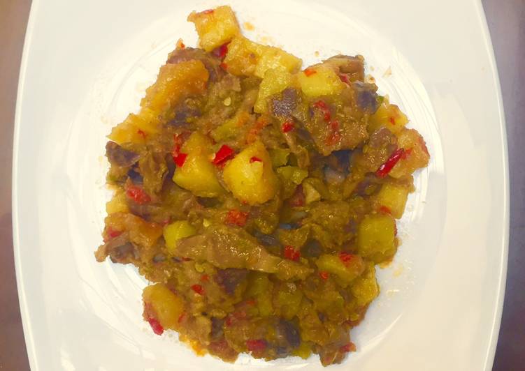 Sambel goreng kentang ampela