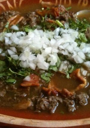 Una foto de Carne en su jugo