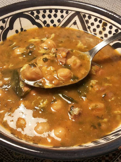 Una foto de Harira o sopa tradicional marroquí