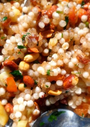 A picture of Sabudana khichdi.
