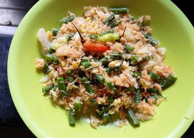 Anti Ribet, Buat Sayur Urap Kelapa Praktis
