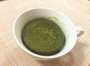 [微波爐食譜] 抹茶蛋糕 的食譜成品照片