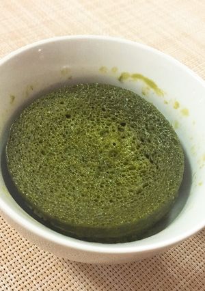 [微波爐食譜] 抹茶蛋糕 的食譜成品照片