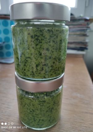 Une photo de Pesto d'épinards